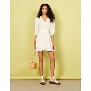 Sandro Broderie Anglaise Dress